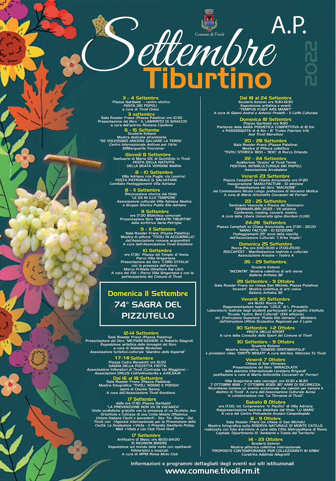 Tivoli (RM)
"Settembre Tiburtino e Sagra del Pizzutello"

