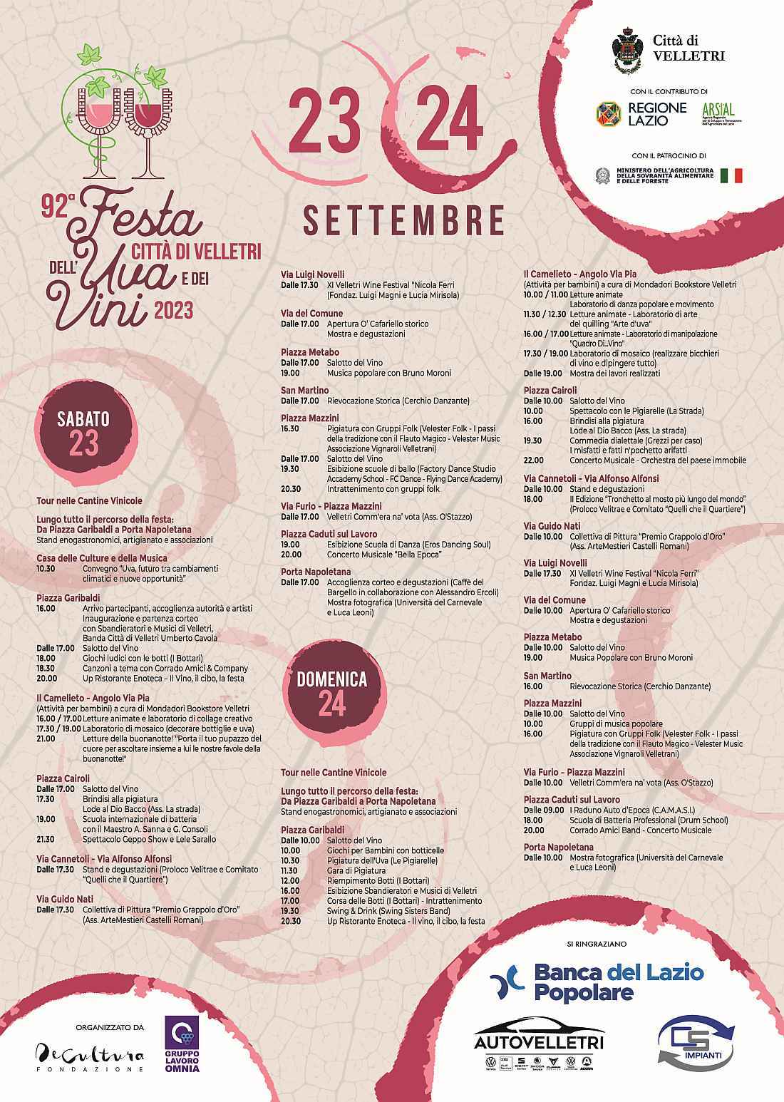 Velletri (RM) 
"5^ Festa del Buttero contemporaneo ai Pratoni del Vivaro"
24-25 Settembre 2022