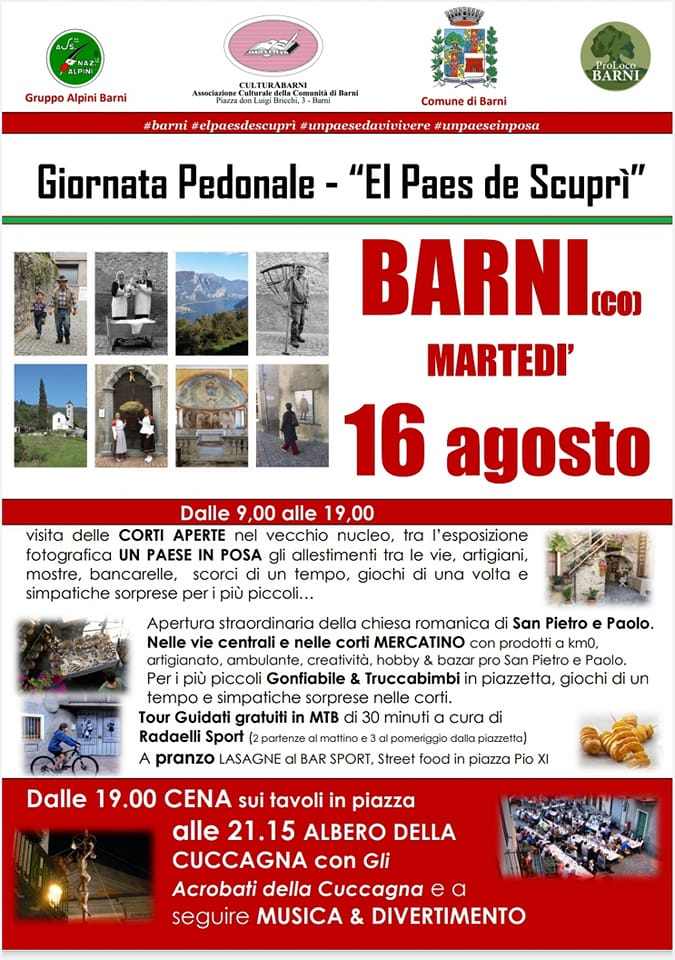 Barni (CO)
"El Paes de Scuprì"
16 Agosto 2022