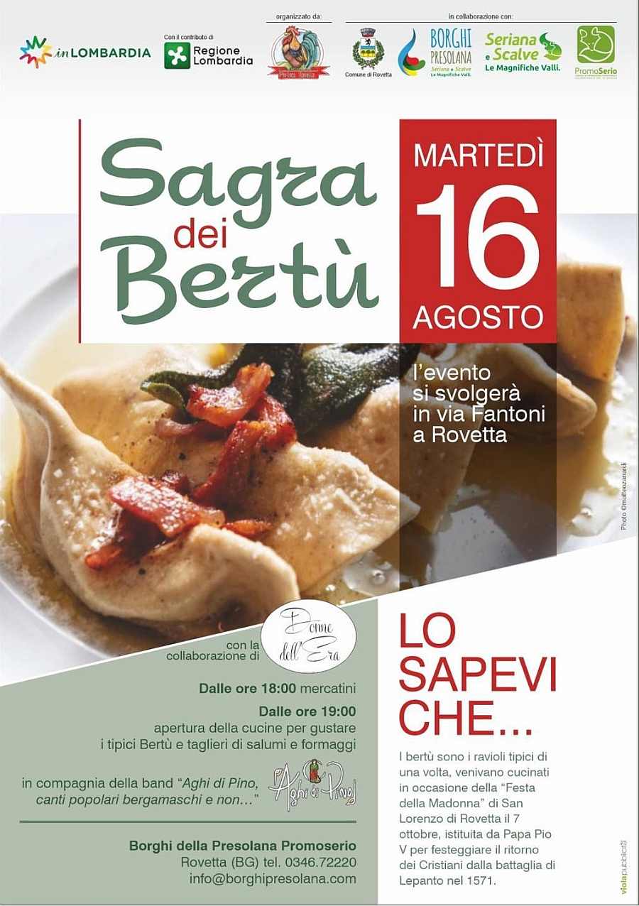 Rovetta (BG)
"Sagra dei Bertù"
16 Agosto 2022