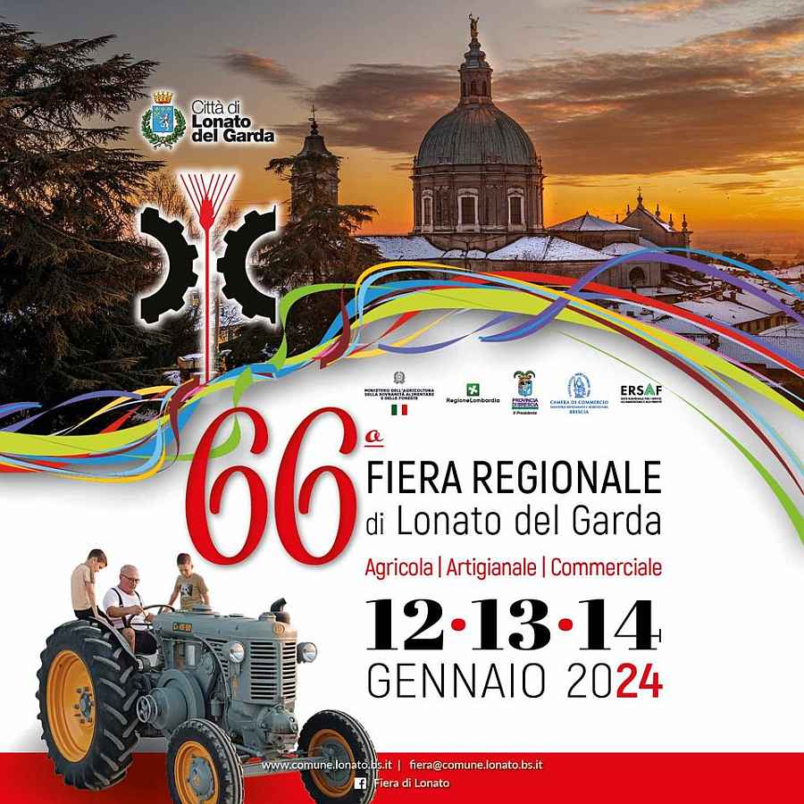 Lonato del Garda (BS)
"66^ Fiera Regionale"
12-13-14 Gennaio 2024

