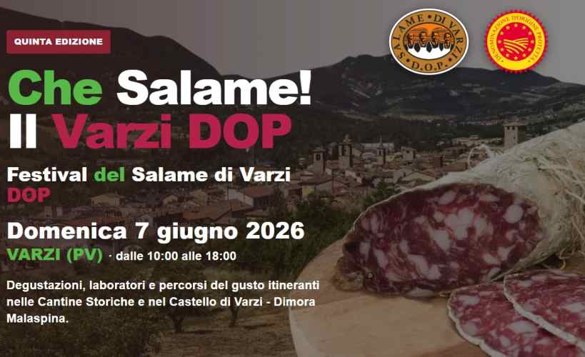 Varzi (PV)
"Festival del salame di Varzi DOP"
7 Giugno 2026