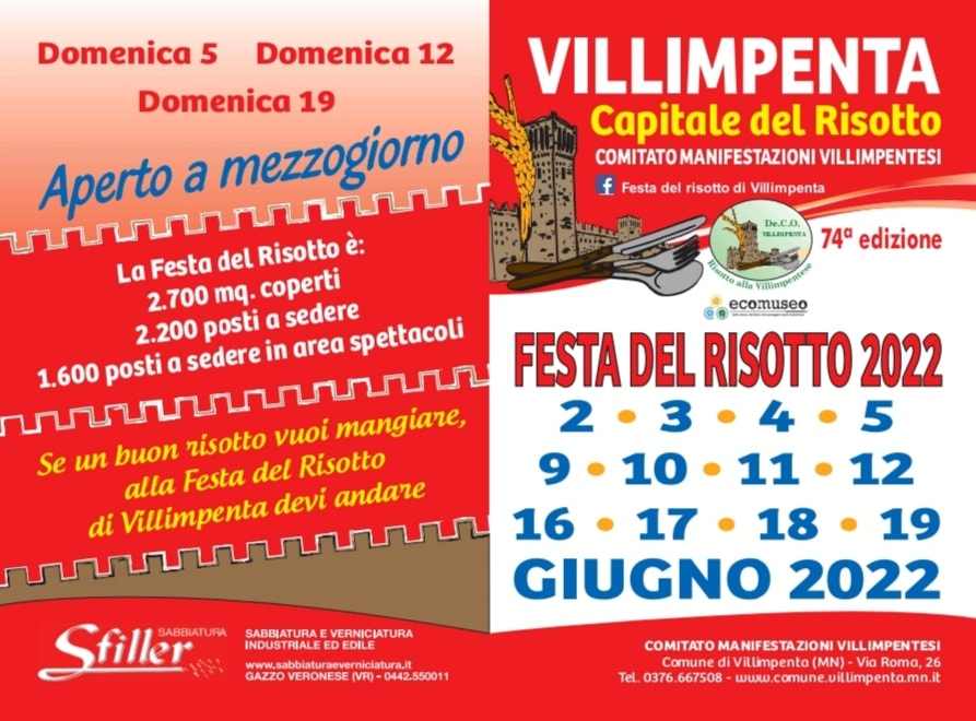 Villimpenta, Festa del Risotto