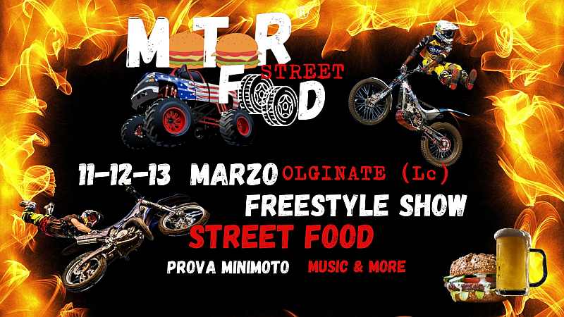 Olginate (LC)
"Motor Street Food"
11-12-13 Marzo 2022

