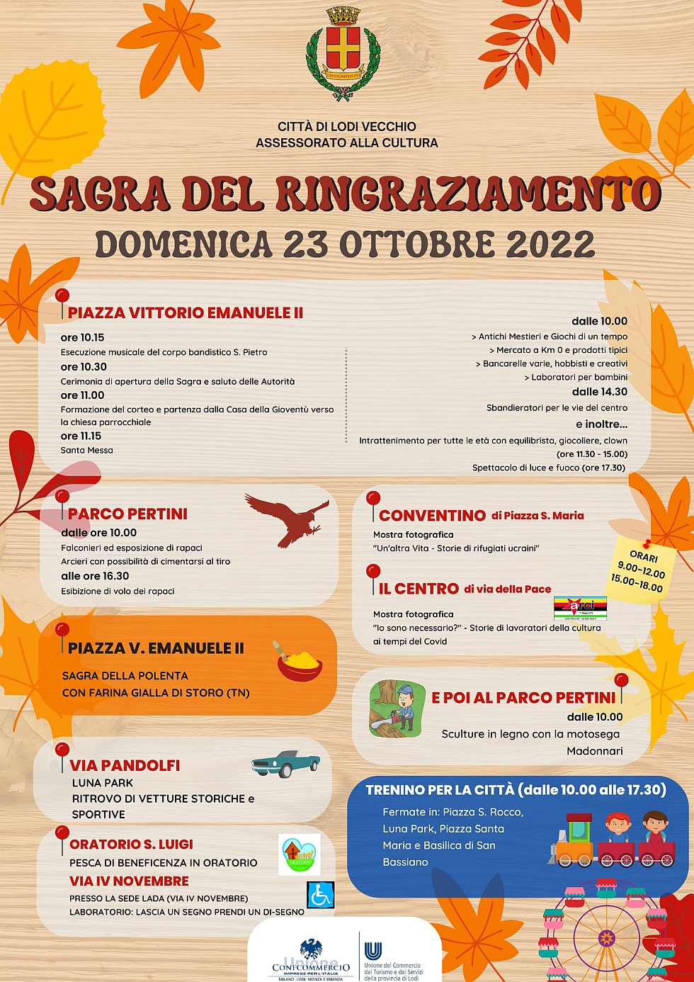 Lodi Vecchio (LO)
"Sagra del Ringraziamento"
23 Ottobre 2022