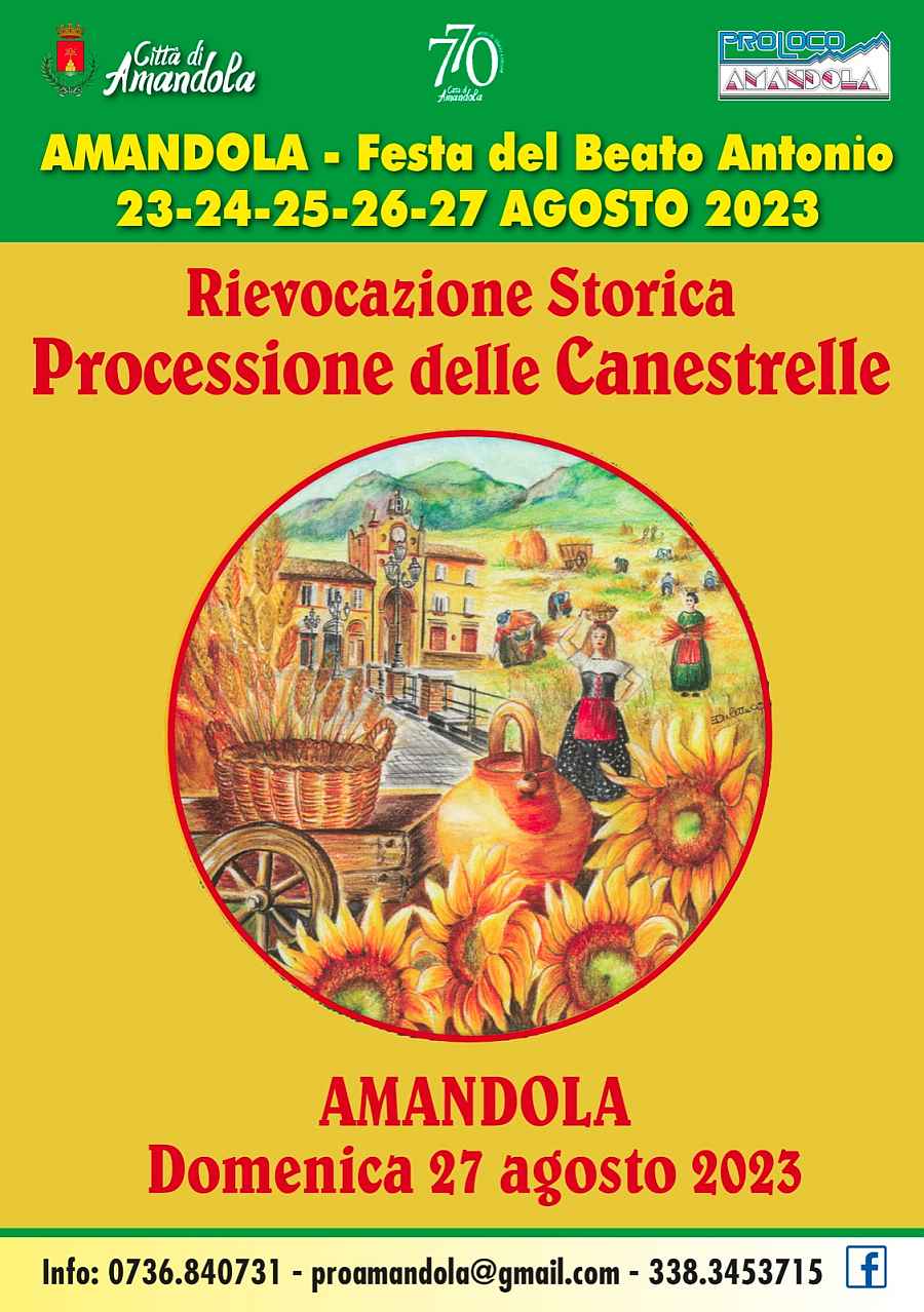 Amandola (FM)
"Fiera di San Ruffino"
18-19 Agosto 2022