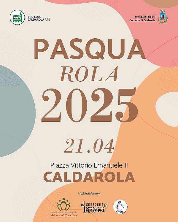 Caldarola (MC)
"Pasquetta - PasquaRola" 
21 Aprile 2025