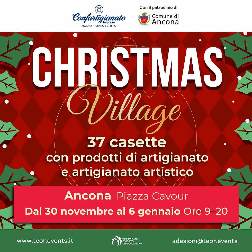 Ancona 
"Curiosando"
Mercatino Antiquariato,
Collezionismo e Artigianato 
Ultimo fine settimana del mese
(escluso Giugno Luglio e Agosto)