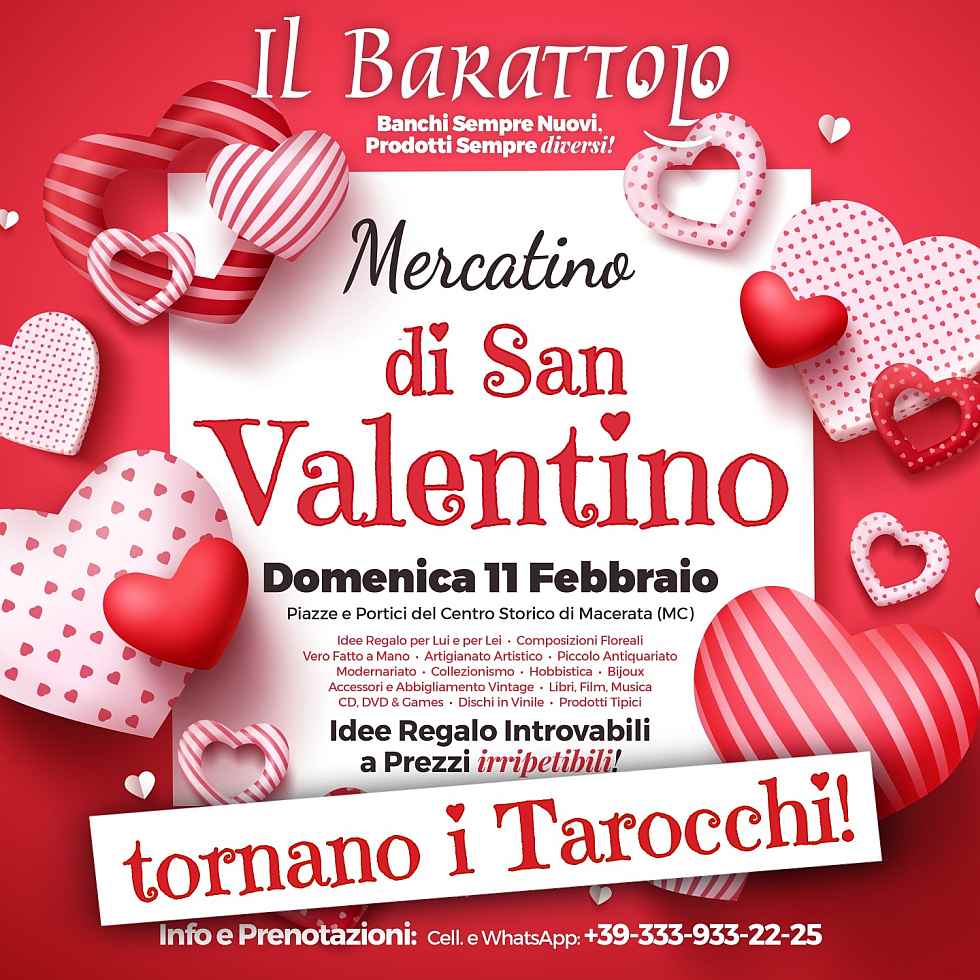 Macerata 
"Il Barattolo - Speciale San Valentino"
13 Febbraio 2022