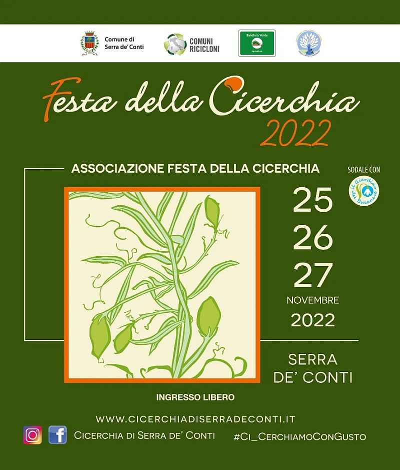 Serra de' Conti (AN)
"Festa della Cicerchia"
25-26-27 Novembre 2022 