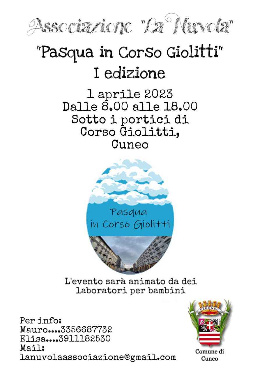 Cuneo
"Pasqua in Corso Giolitti"
1° Aprile 2023