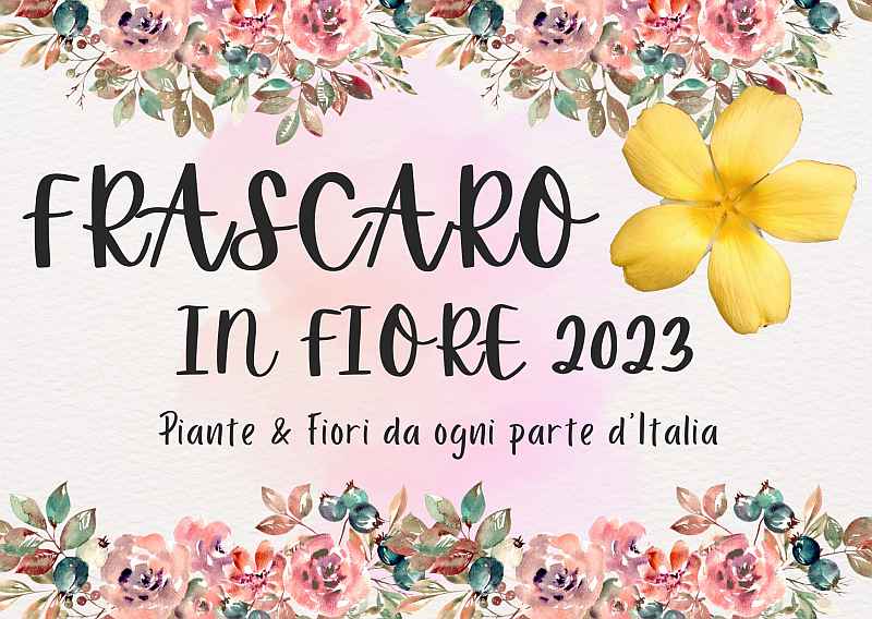 Frascaro (AL)
"21^ ediz. Frascaro in Fiore"
3 Aprile 2022