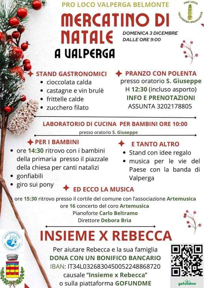Valperga (TO)
"Mercatino di Natale"
5 Dicembre 2021 