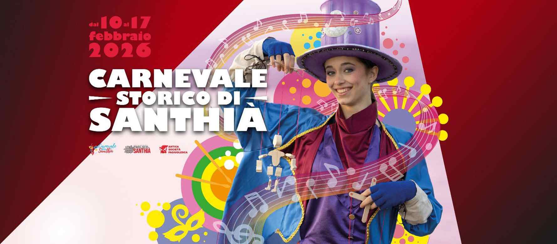 Santhià (VC)
"Carnevale Storico"
dal 10 al 17 Febbraio 2026