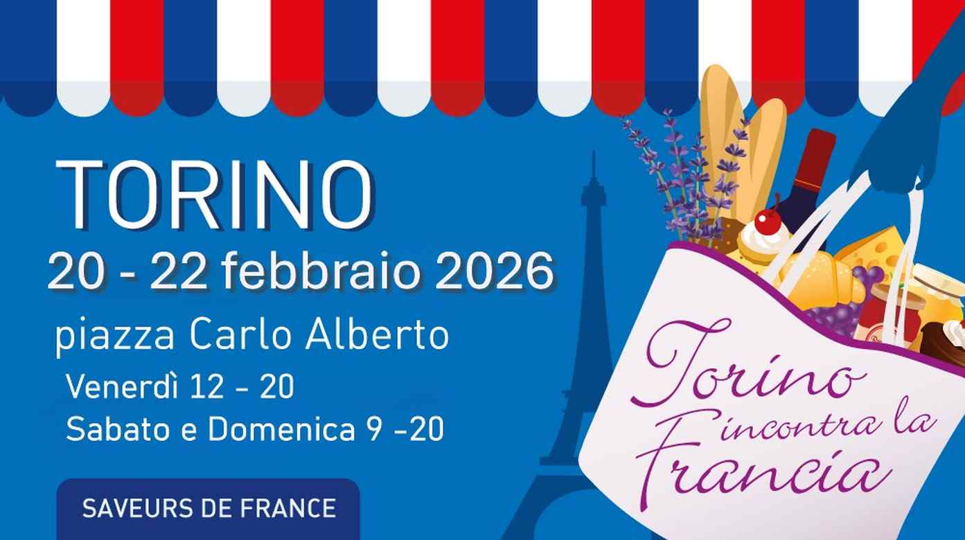 Torino
"Mercatino Regionale Francese" 
20-21-22 Febbraio 2026 