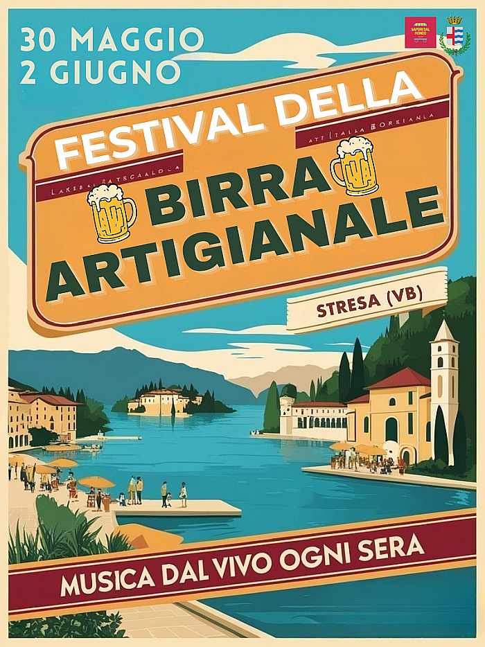 Stresa (VB)
"Festa della Birra Artigianale"
30-31 Maggio 01-02 Giugno 2025