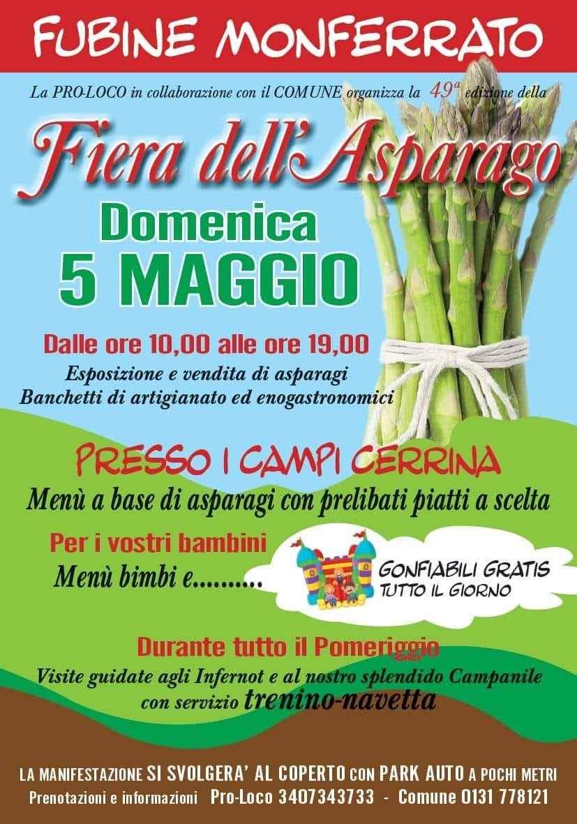 Fubine Monferrato (AL)
"Sagra dell'Asparago"
1° Maggio 2022