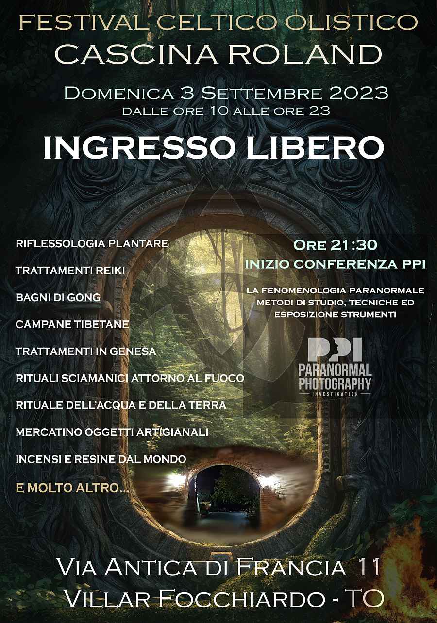 Villar Focchiardo (TO)
"Festival Celtico Olistico Cascina Roland" 
3 Settembre 2023 