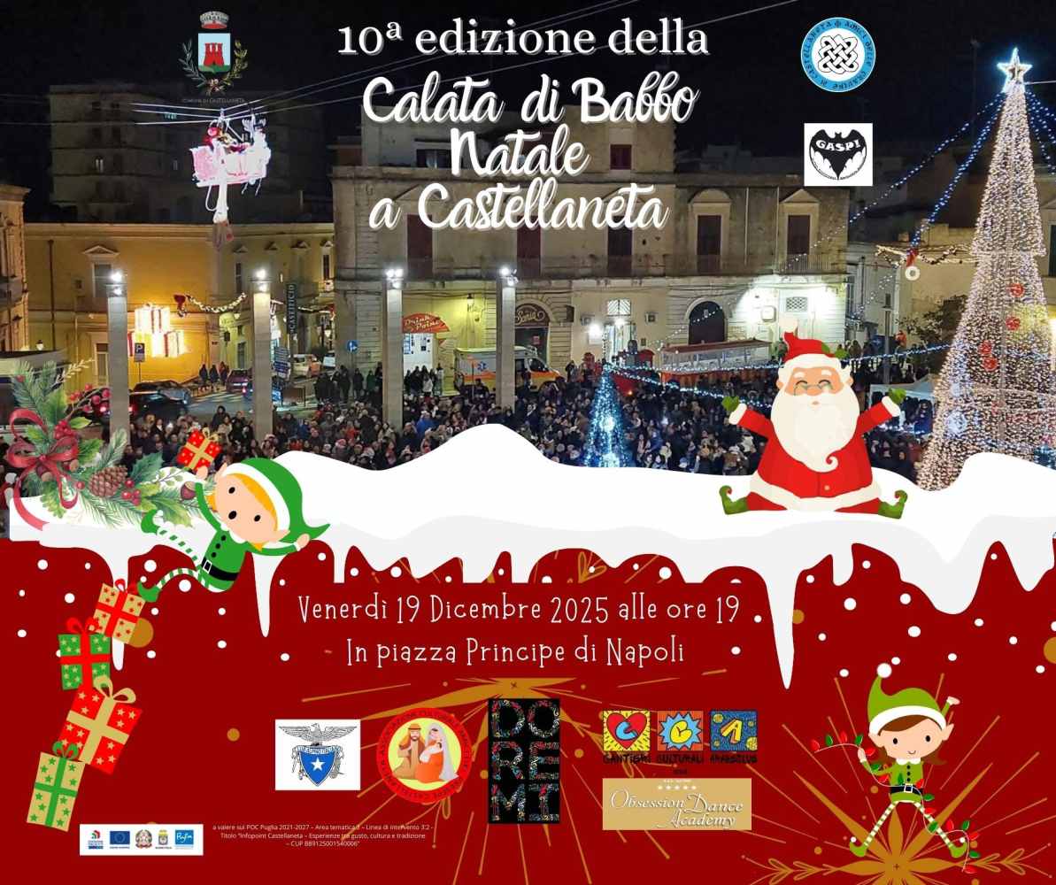 Castellaneta (TA)
"Calata di Babbo Natale"
19 Dicembre 2025
