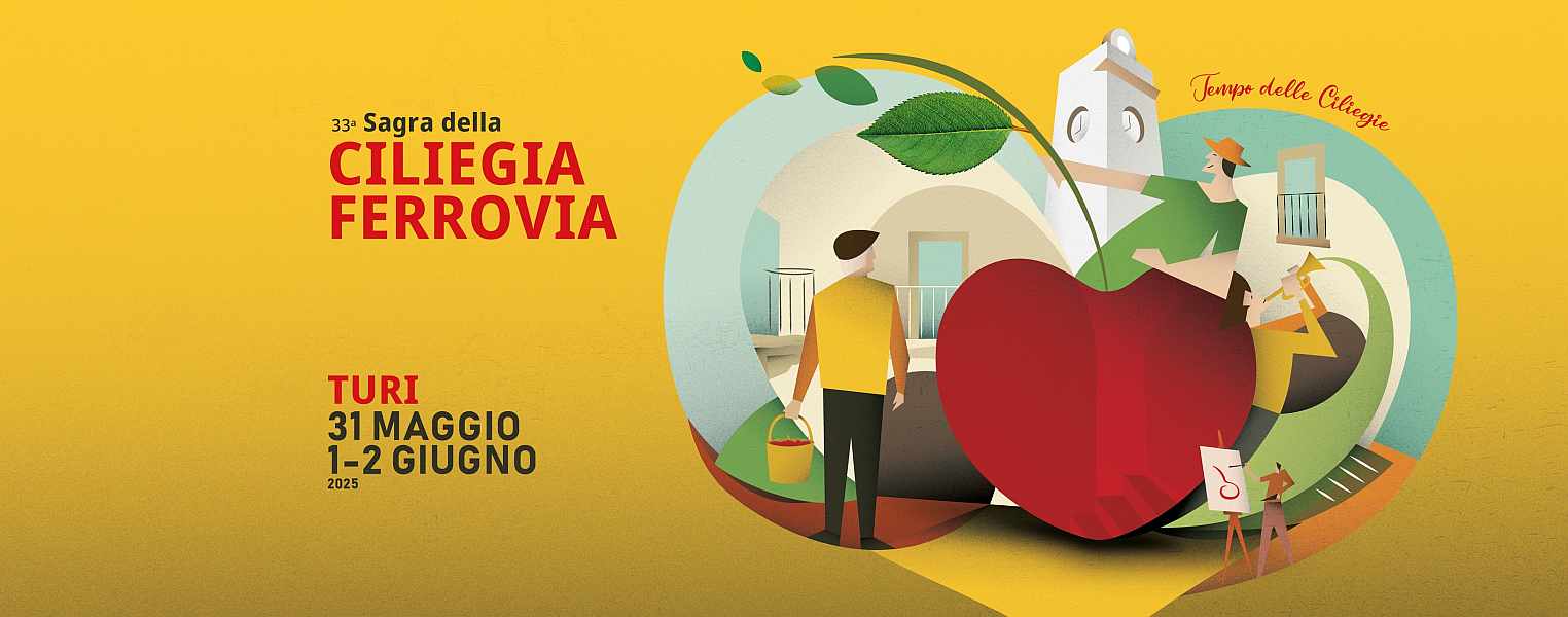 Turi (BA)
"Sagra della Ciliegia 'Ferrovia'"
31 Maggio 1-2 Giugno 2025