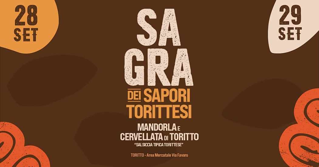 Toritto (BA)
"Sagra dei Sapori Torittesi"
28-29 Settembre 2024