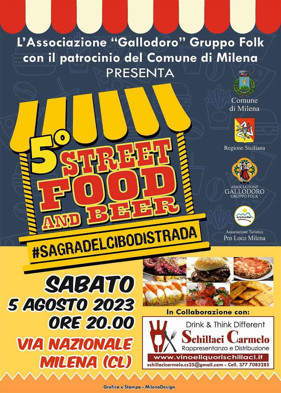 Milena (CL)
"4° Street Food and Beer"
5 Agosto 2022