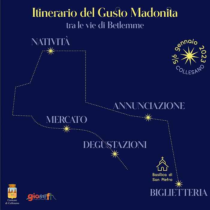 Collesano (PA)
"Itinerario del Gusto Madonita" 
5-6 Gennaio 2024