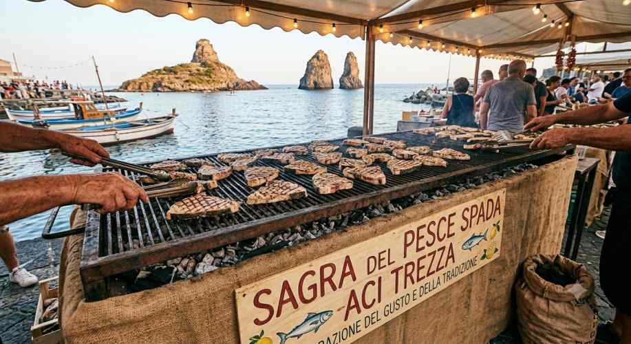 Acitrezza (CT)
" Sagra del Pesce Spada"
12-13-14 Giugno 10-11-12 Luglio 2026