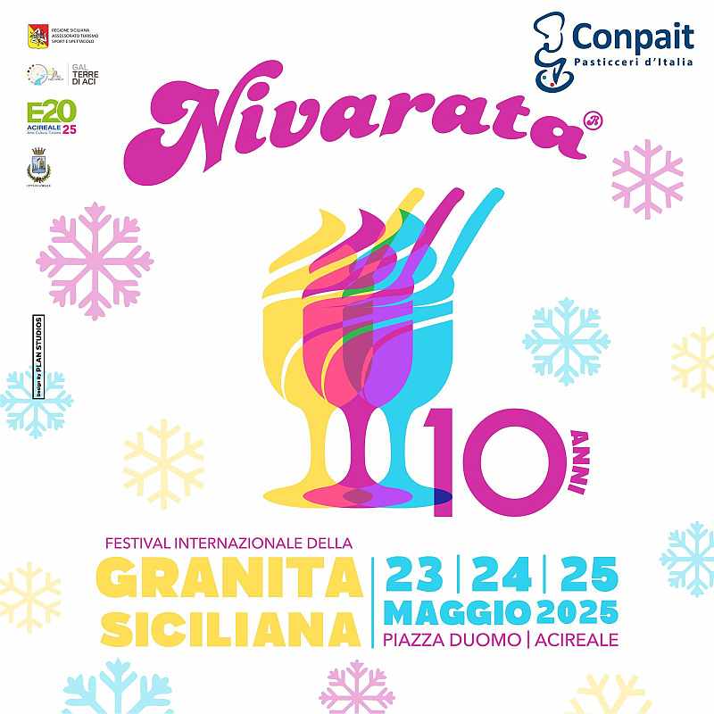 Acireale (CT)
"Nivarata - Festival Internazionale della Granita Siciliana"
23-24-25 Maggio 2025