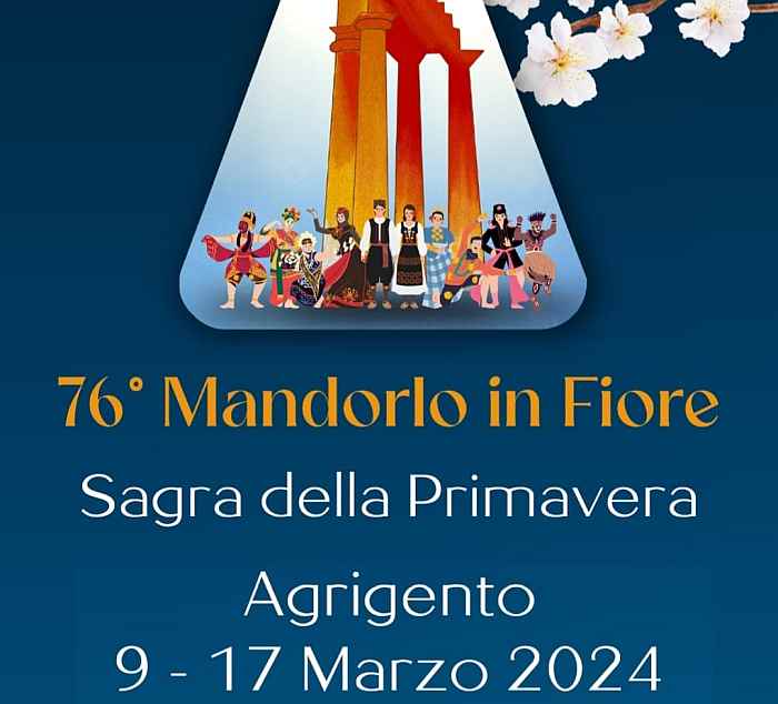 Agrigento
"75° Mandorlo in Fiore"
dal 5 al 12 Marzo 2023 
