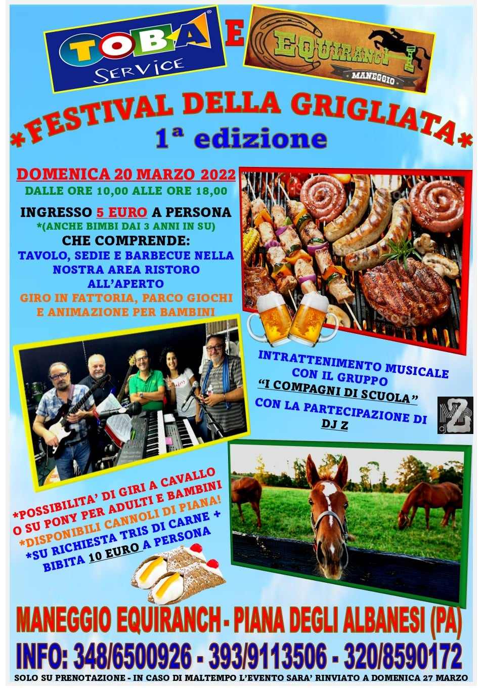 Piana degli Albanesi (PA) 
"Carnevale in Fattoria"
26-27 Febbraio 2022 
