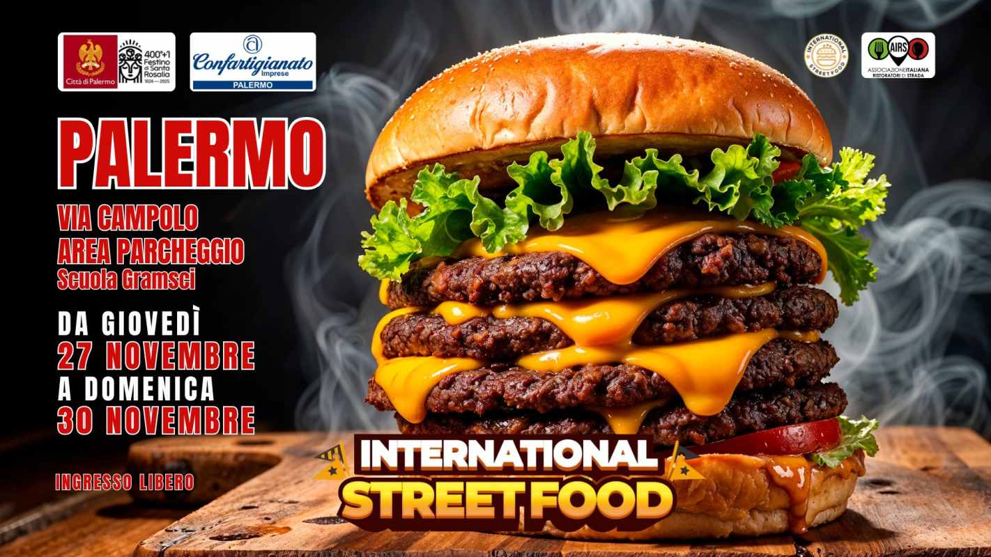 Palermo
"International Street Food"
dal 27 al 30 Novembre 2025