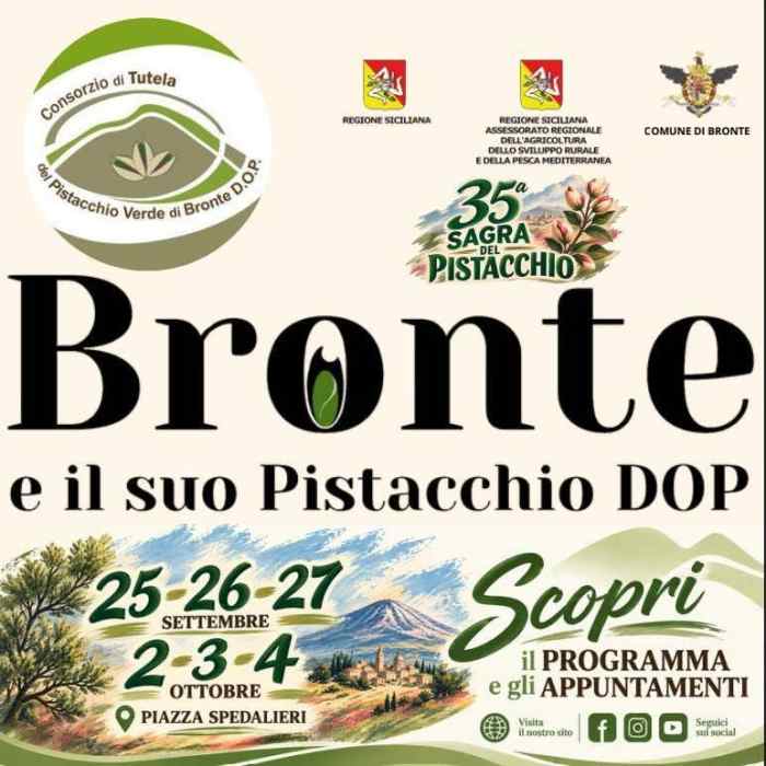 Sagra del Pistacchio Verde di Bronte DOP 2026