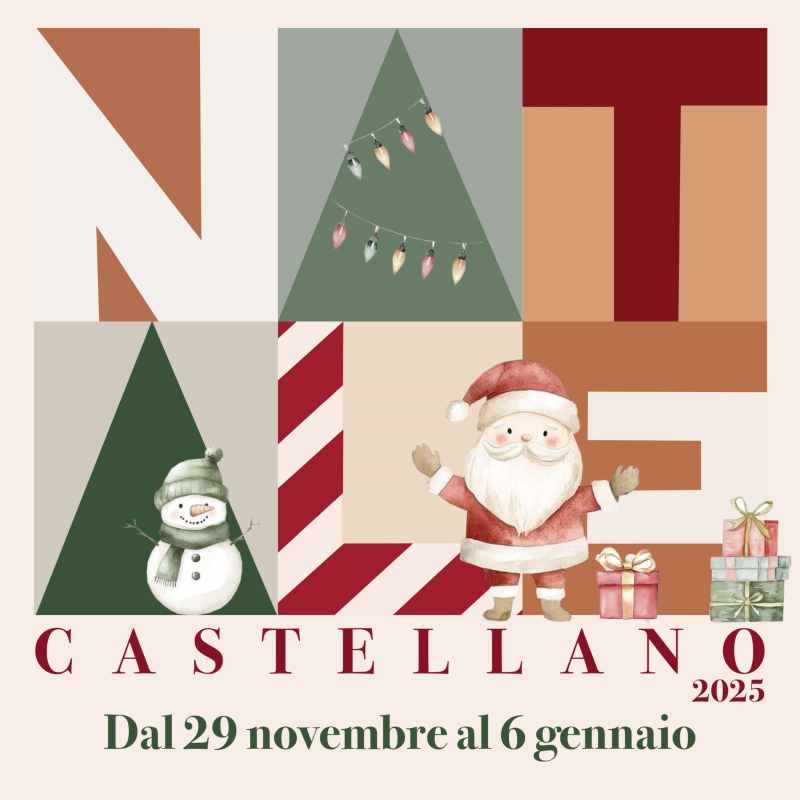 Castelfiorentino (FI)
"Natale Castellano"
dal 29 Novembre 2025 al 6 Gennaio 2026 
