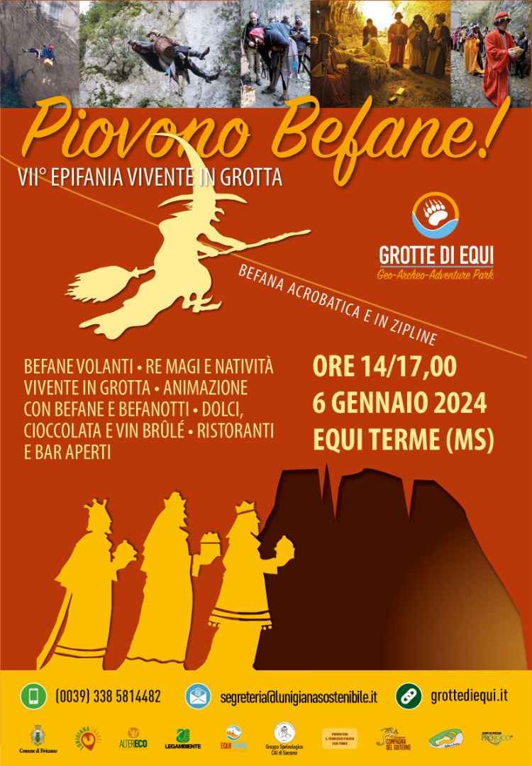 Equi Terme (MS)
"Il Magico Borgo di Natale"
Domenica 12, 19 e 26 Dicembre 2021