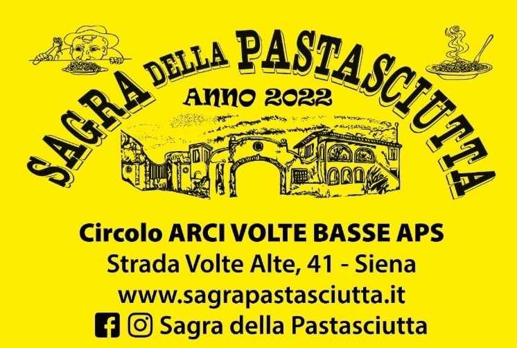 Volte Basse (SI)
"Sagra della Pastasciutta"
dal 27 al 29 Mmaggio dal 2 al 5 e dal 10 al 12 giugno 2022