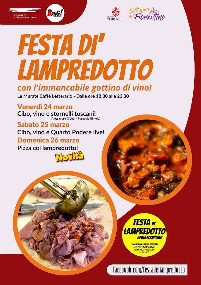 Firenze
"Festa del Lampredotto"
24-25-26 Marzo 2023
