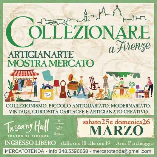 Firenze
"Collezionare a Firenze - Artigianarte" 
25-26 Marzo 2023
