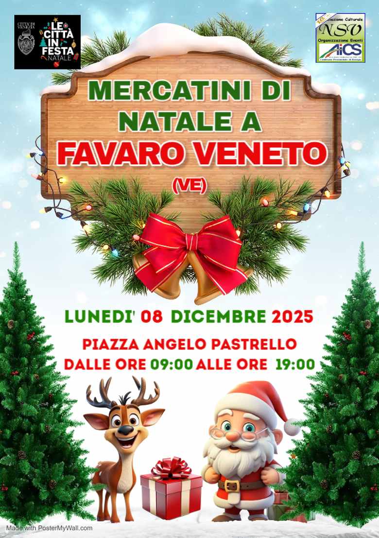 Favaro Veneto (VE)
"Mercatini di Natale"
08 Dicembre 2025