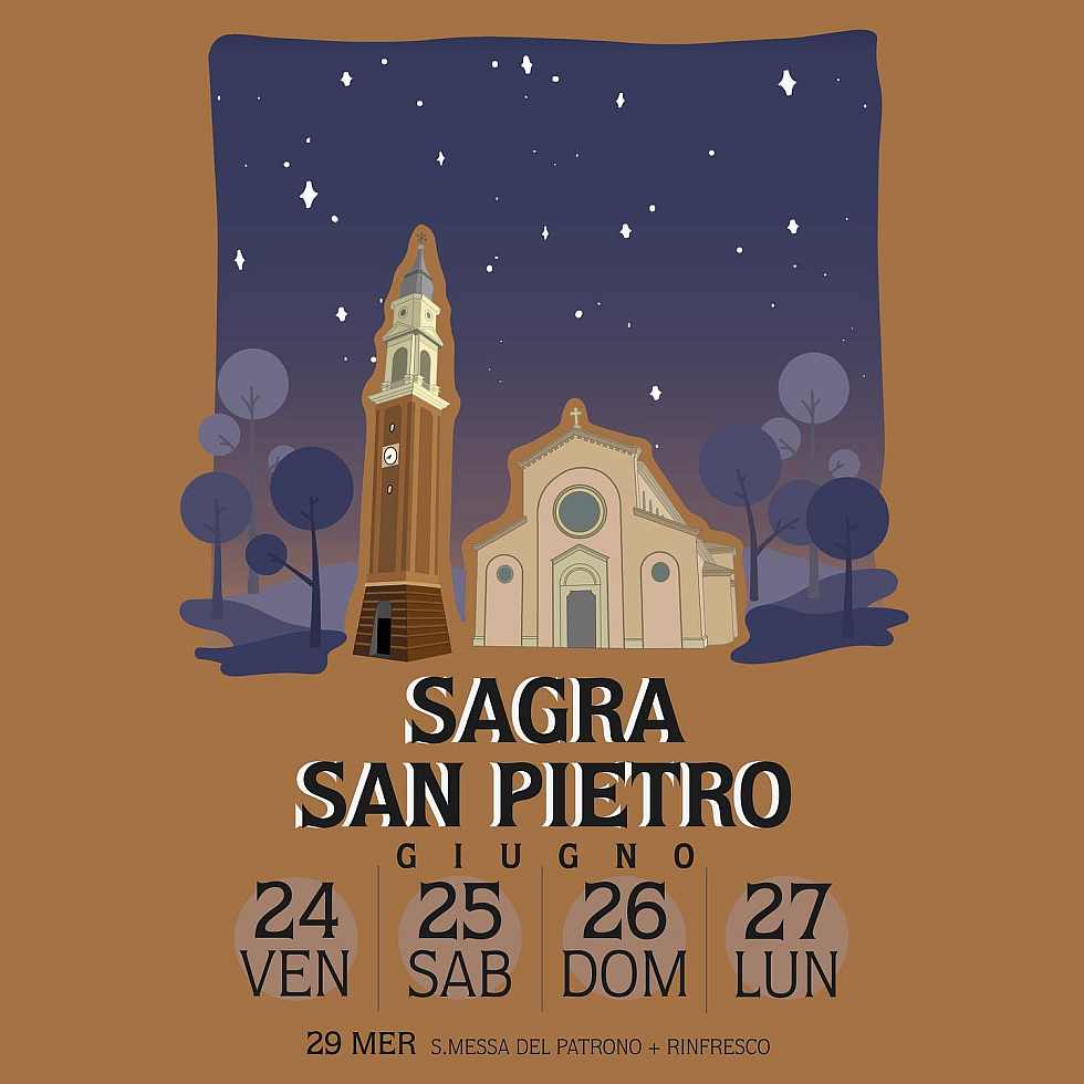 San Pietro di Rosà (VI)
"Sagra"
dal 24 al 27 Giugno 2022 
