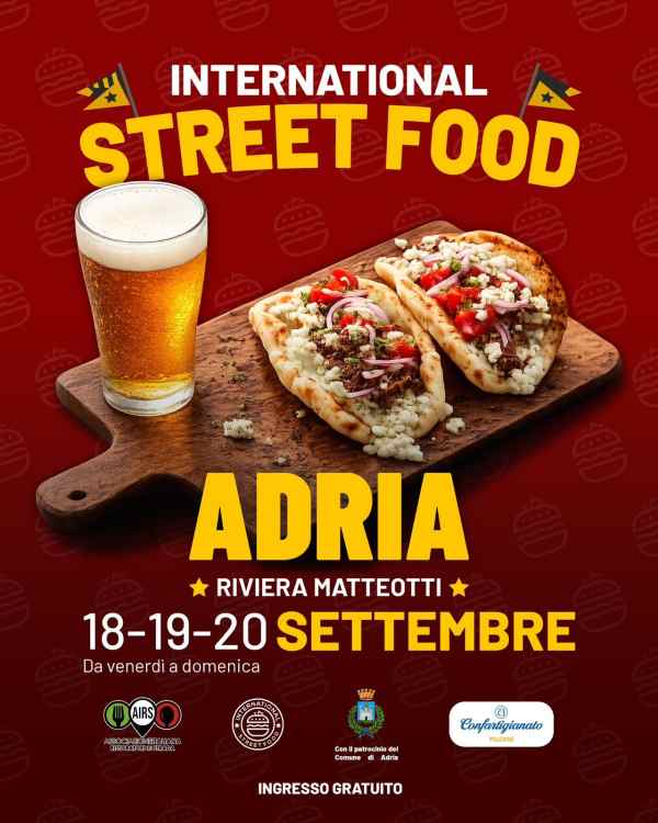 Adria (RO) - International Street Food - 18-19-20 Settembre 2026