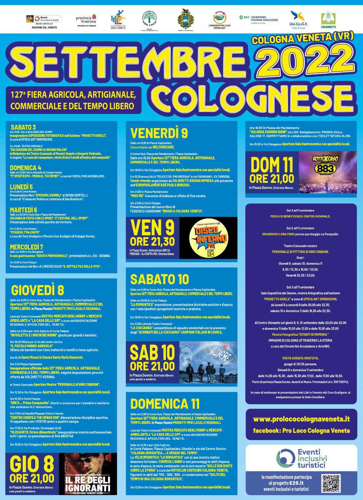 Cologna Veneta (VR)
Settembre Colognese" 
5 Agosto 2022 